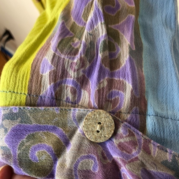 Soft Surroundings Breezy Batik Topper - Picture 4 of 5